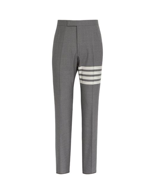 Thom Browne Wool 4-Bar Stripe Tailored Trousers