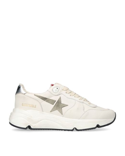 Golden Goose Leather Running Sole Sneakers