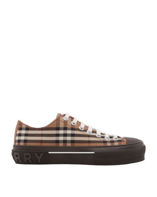 Burberry Cotton Vintage Check Sneakers