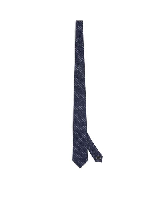 Emporio Armani Silk-Blend Polka-Dot Tie