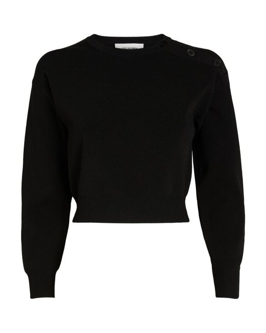 Yves Salomon Buttoned-Shoulder Sweater