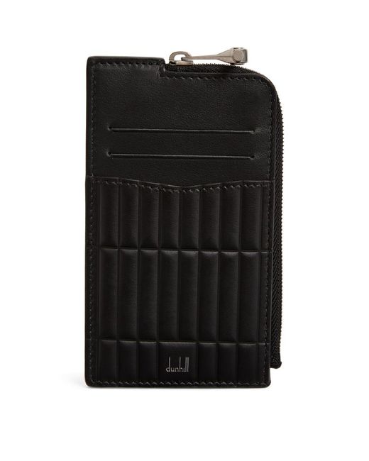 Dunhill Leather Rollagas Zipped Card Holder