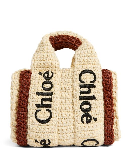 Chloé Nano Woody Tote Bag