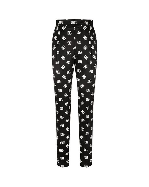 Dolce & Gabbana All-Over Logo Trousers