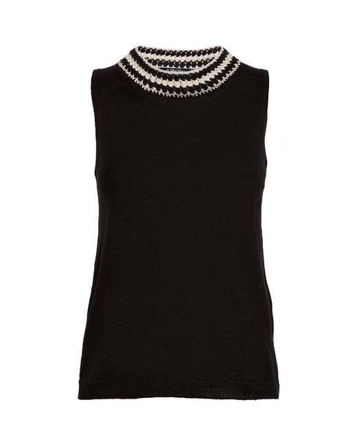 Max Mara Knitted Contrast Top