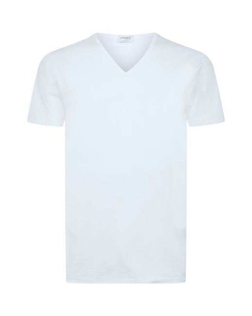 Zimmerli 172 Pure Comfort V-Neck T-Shirt