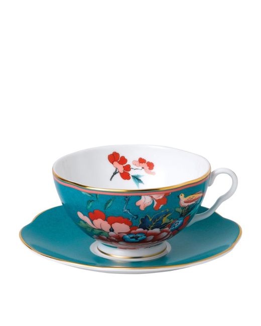 Wedgwood Paeonia Teacup and Saucer