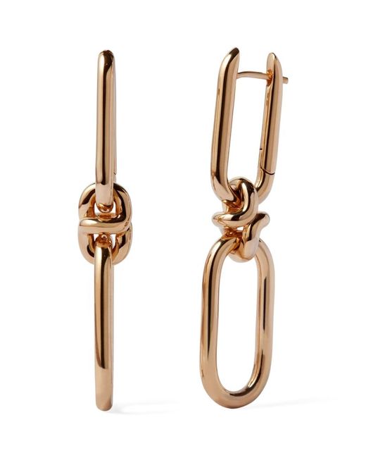 Annoushka Yellow Knuckle Classic Link Chain Earrings
