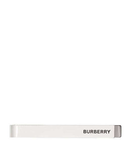 Burberry Palladium-Plated Tie Clip