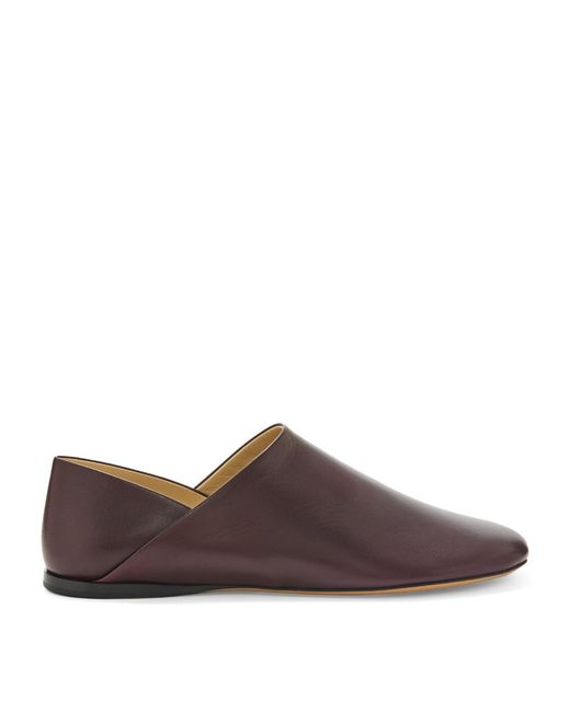 Loewe Leather Toy Loafers