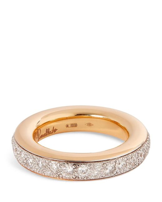 Pomellato Rose Gold and Diamond Iconica Ring