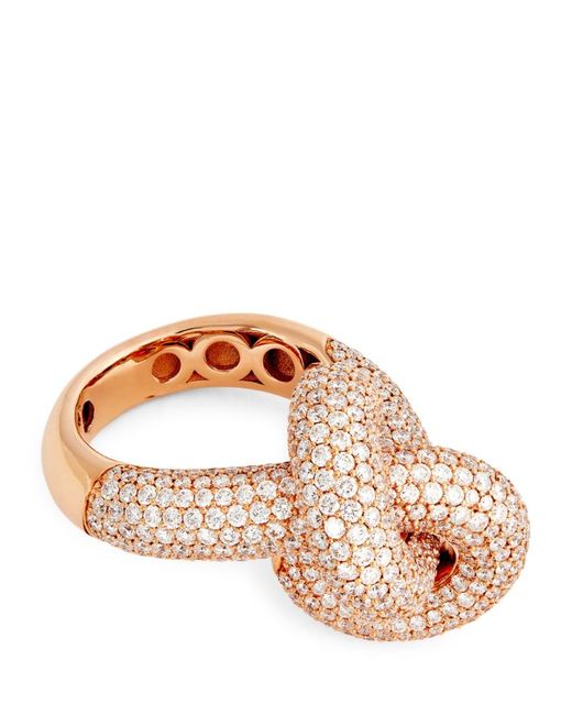 Engelbert and Diamond Absolutely Fat Knot Ring