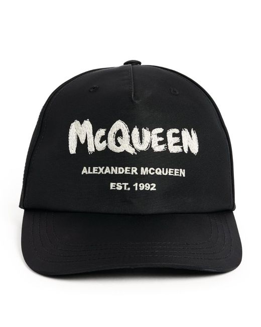 Alexander McQueen McQueen Graffiti Baseball Cap