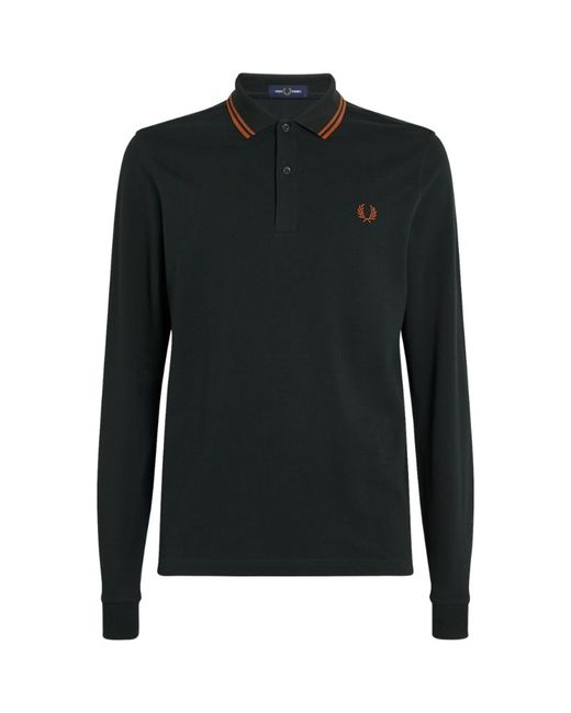 Fred Perry Long-Sleeve Polo Shirt