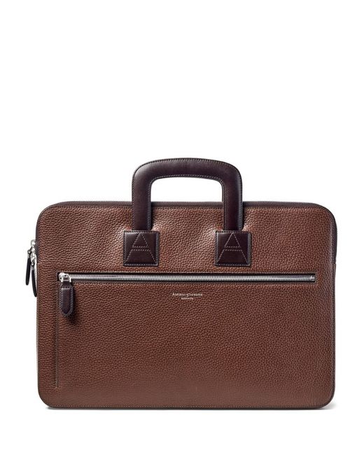 Aspinal of London Leather Connaught Document Briefcase