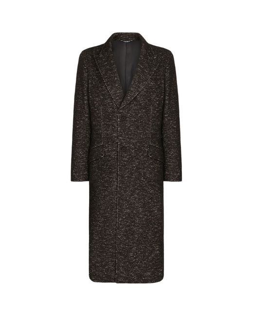 Dolce & Gabbana Wool-Blend Tailored Coat