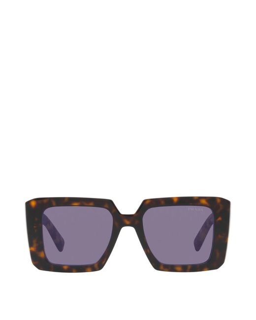 Prada Tortoiseshell Square Sunglasses