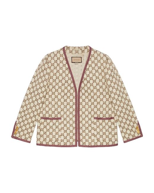 Gucci GG Cotton-Blend Tweed Jacket