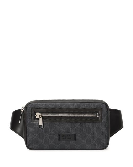Gucci Leather GG Supreme Belt Bag