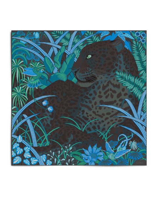 Cartier Panther in the Jungle Scarf