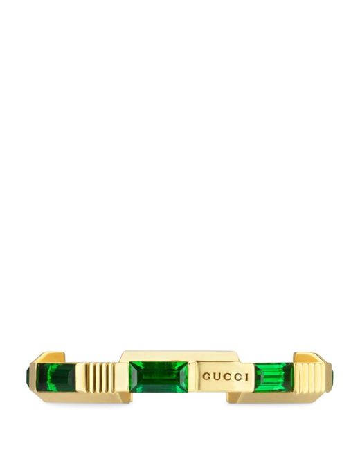 Gucci Yellow and Tourmaline Link to Love Ring
