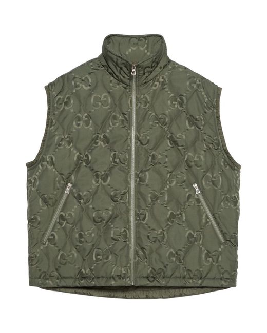 Gucci Quilted Jumbo GG Gilet