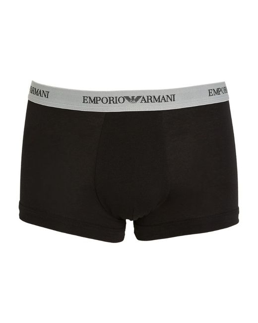 Emporio Armani Stretch-Cotton Trunks Pack of 3