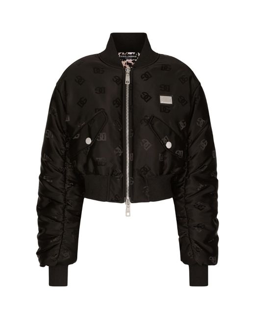 Dolce & Gabbana All-Over Logo Bomber Jacket