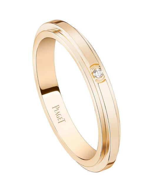 Piaget Rose and Single Diamond Possession Ring