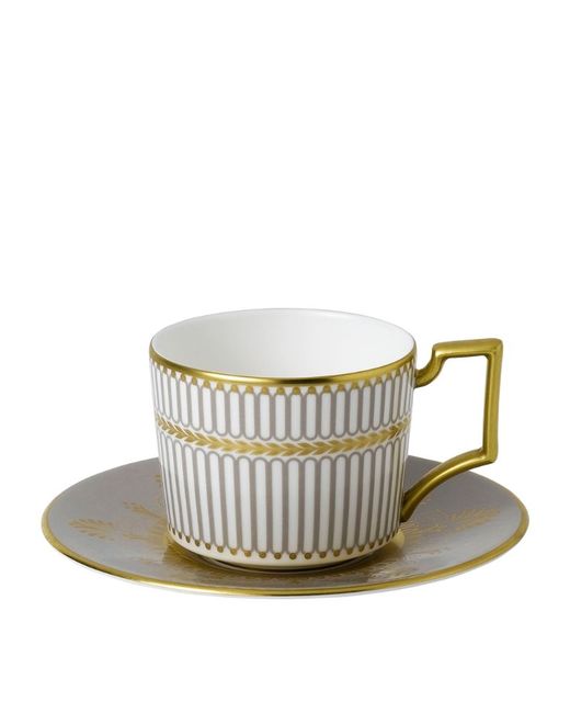 Wedgwood Anthemion Espresso Cup and Saucer
