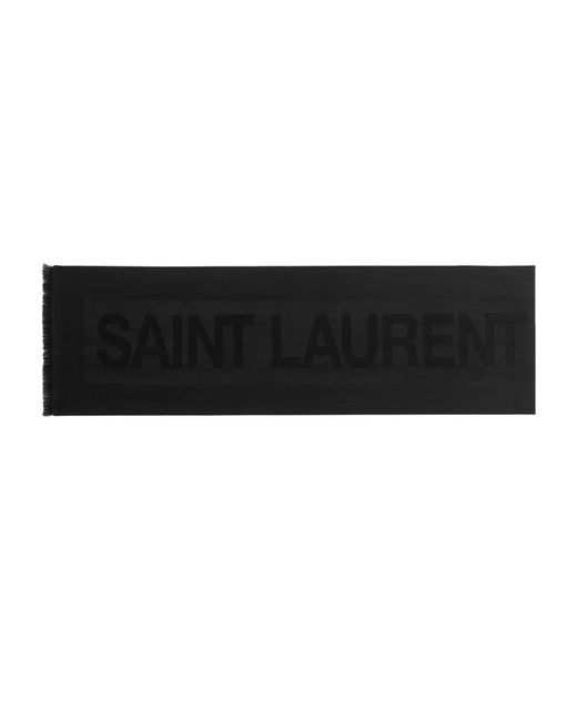 Saint Laurent Logo Scarf