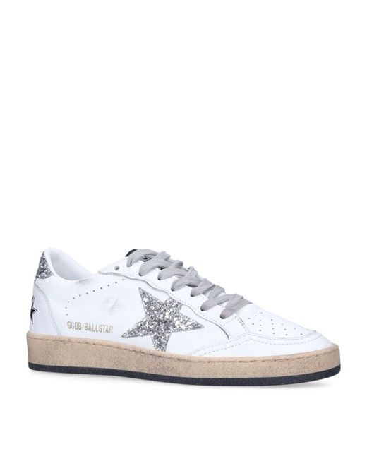 Golden Goose Leather Ball Star Sneakers