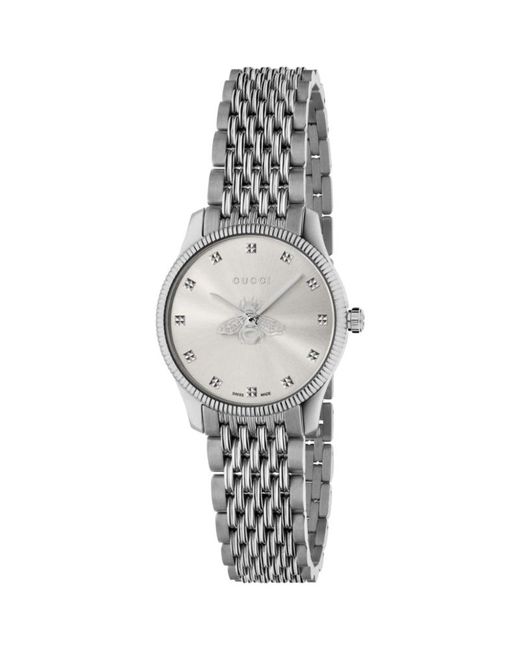 Gucci Stainless Steel G-Timeless Watch 29mm