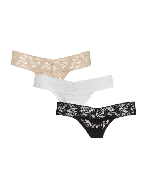 Hanky Panky Low-Rise Thong Pack of 3