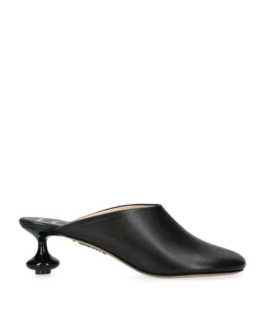 Loewe Leather Toy Mules 45