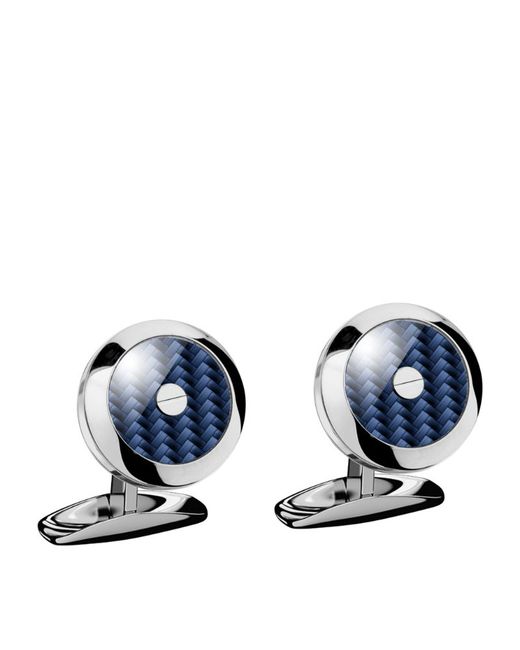 Chopard Stainless Steel And Carbon Fibre Classic Racing Cufflinks