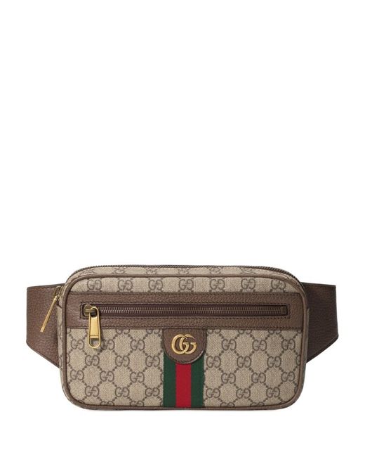 Gucci Leather Ophidia GG Belt Bag