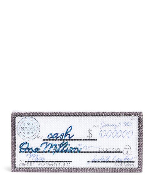 Judith Leiber Envelope Million Dollar Check Clutch Bag
