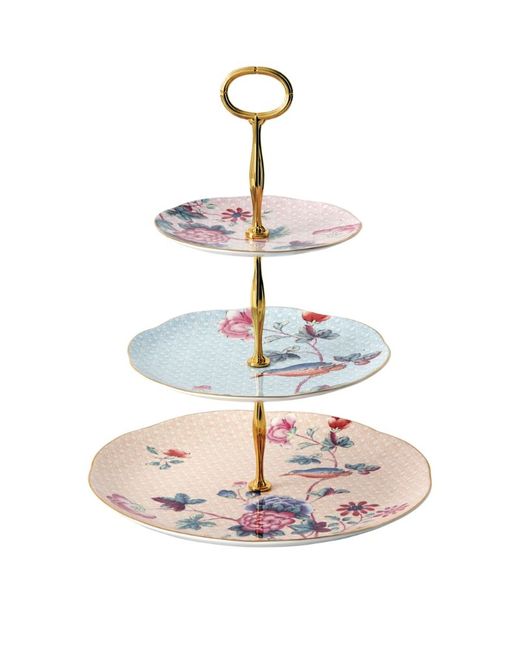 Wedgwood Cuckoo Two Tier Cake Stand