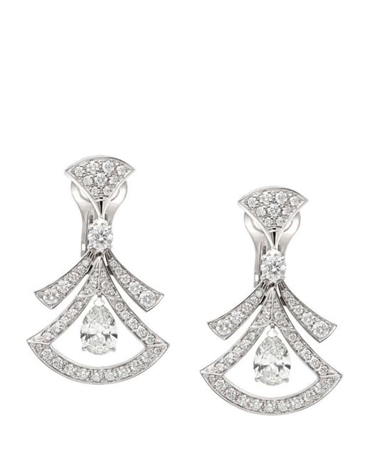 Bvlgari Gold and Diamond Divas Dream Earrings