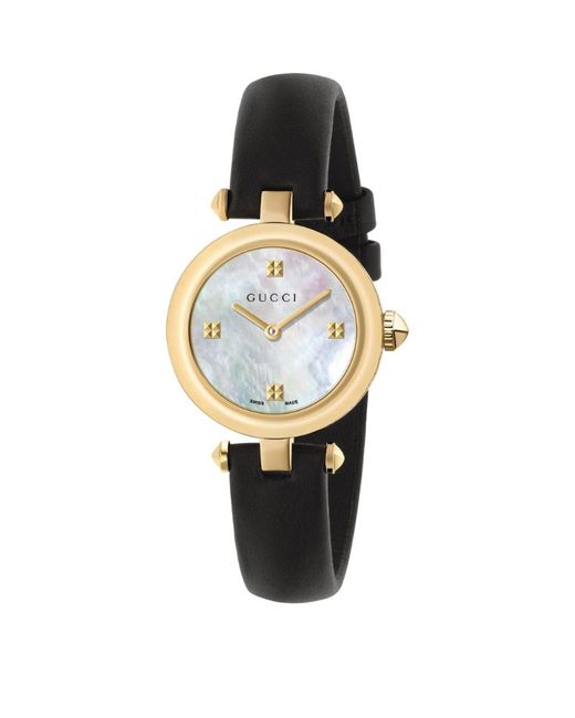 Gucci Gold-Plated Diamantissima Watch 27mm