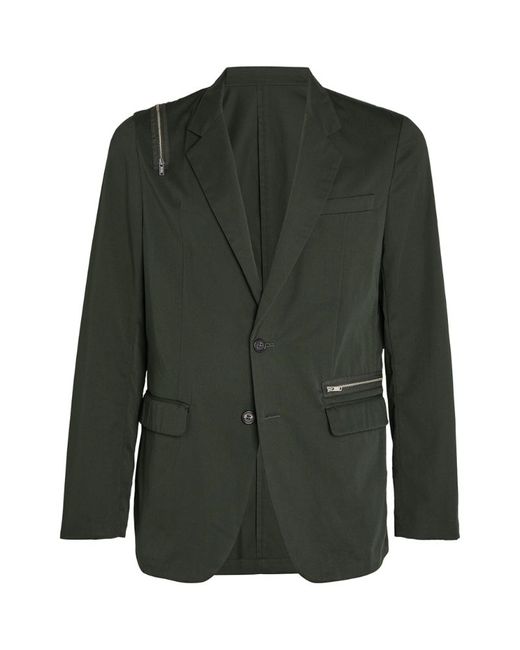 Undercover Zip-Detail Tailored Jacket