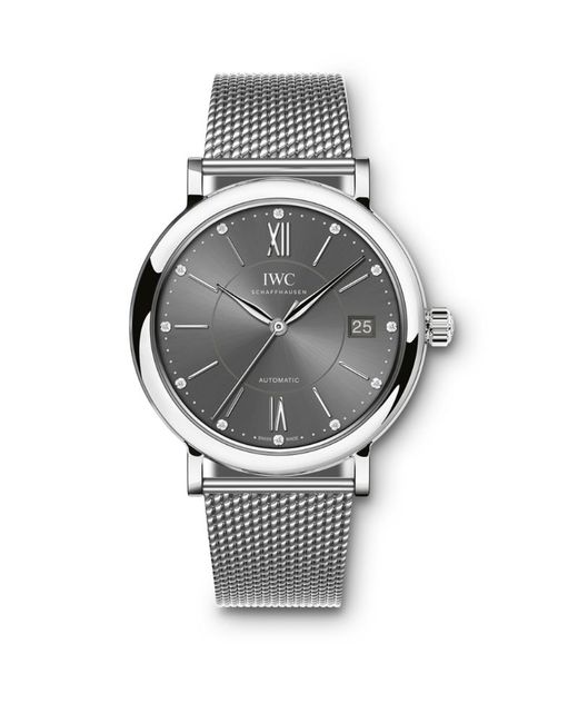 Iwc Schaffhausen and Diamond Portofino Automatic Watch 37mm