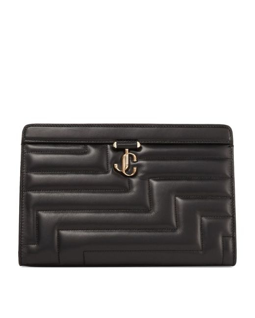 Jimmy Choo Leather Avenue Pouch