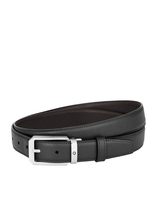 Montblanc Leather Reversible Belt