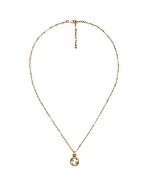 Gucci Gold Interlocking G Necklace
