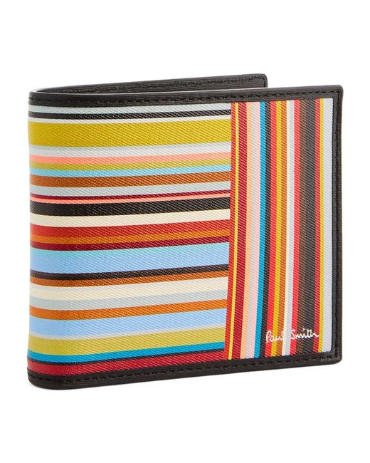 Paul Smith Leather Stripe Wallet