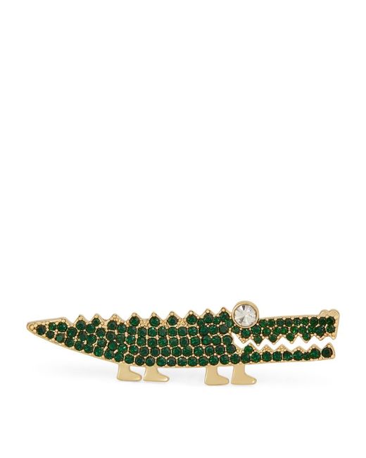 Weekend Max Mara Embellished Crocodile Brooch