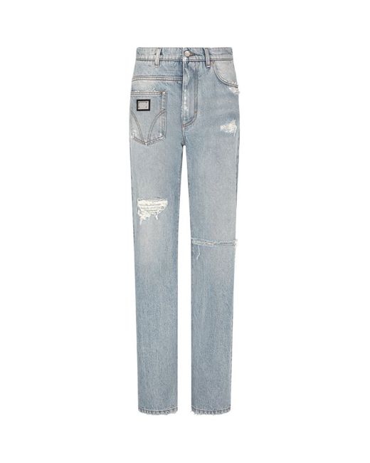 Dolce & Gabbana Distressed Denim Jeans