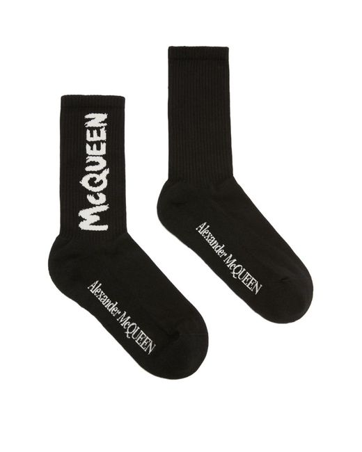 Alexander McQueen Logo Socks